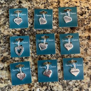 Family charms for charm bracelet